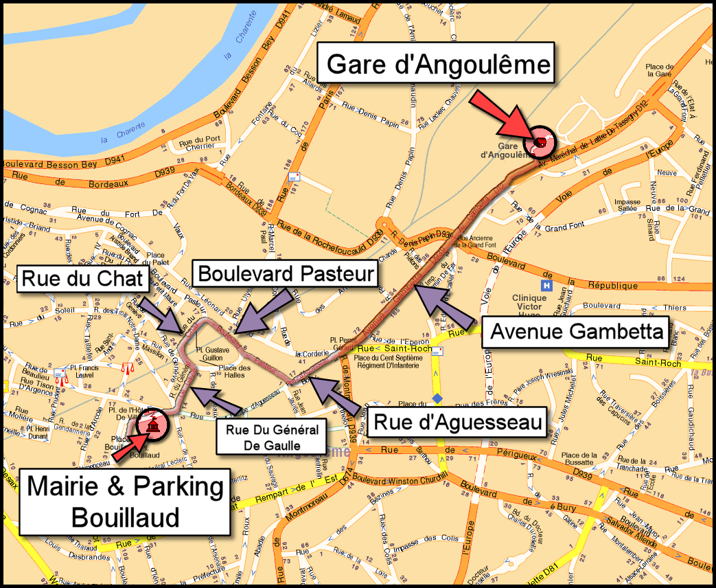 plan de angouleme - Image